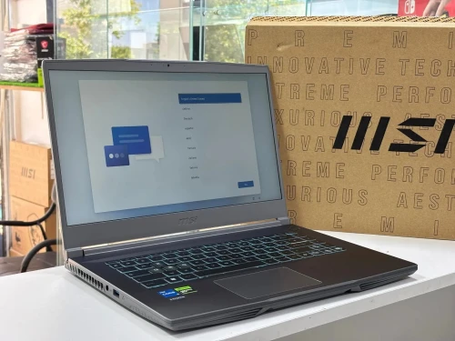 MSI THIN 15 B12UC I5 12450H 16GB 512 GB SSD RTX 3050 4GB NEUF SOUS EMBALLAGE 