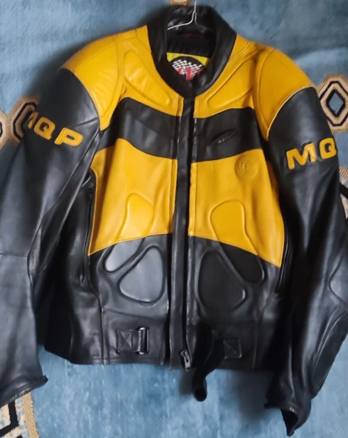 Veste pour moto en cuir professionnel