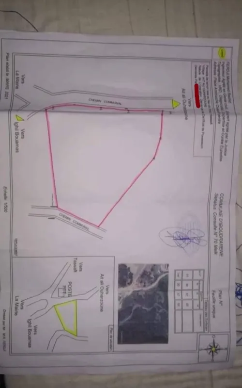 Vente Terrain Tizi ouzou Iboudraden