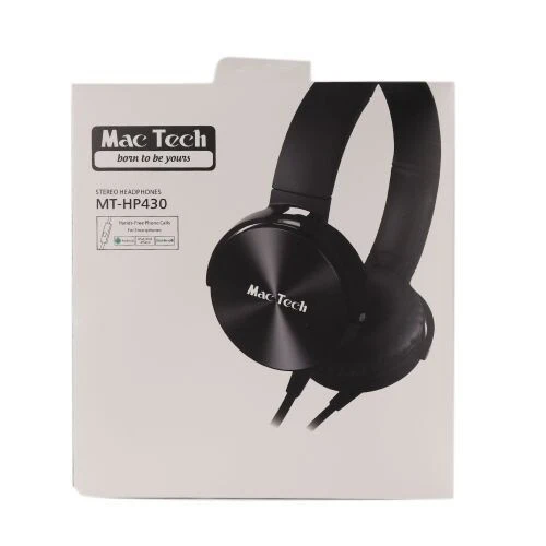 MAC TECH Casque Microphone Une Seul Fiche Jack - Mt-Hp430