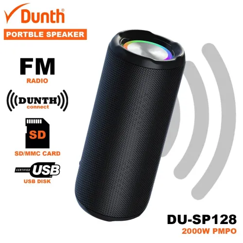 Ampli haut parleur sans fil à batterie rechargable 1200mAh, enceint bluetooth 2000W