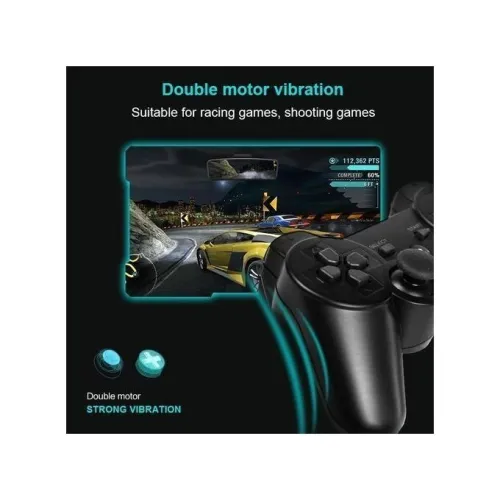 Manette de jeu sans fil 3 en 1 DUAL SHOCK (PC/PS3/PS2)