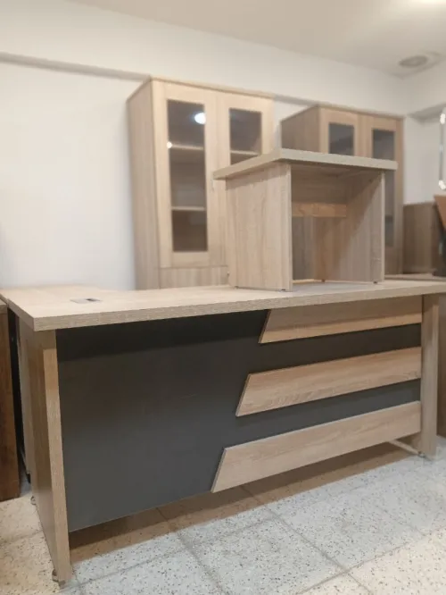 Ensemble de bureau motif ADIDAS (Bureau 1.60m + retour informatique + caisson + bahut + table basse)