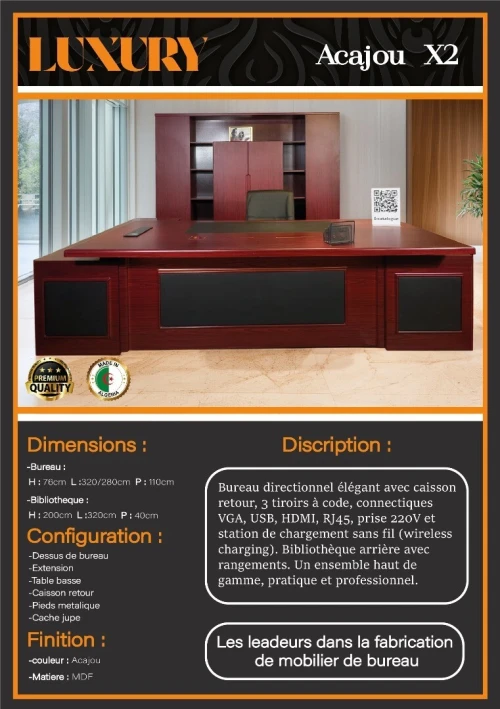ensemble de bureau
