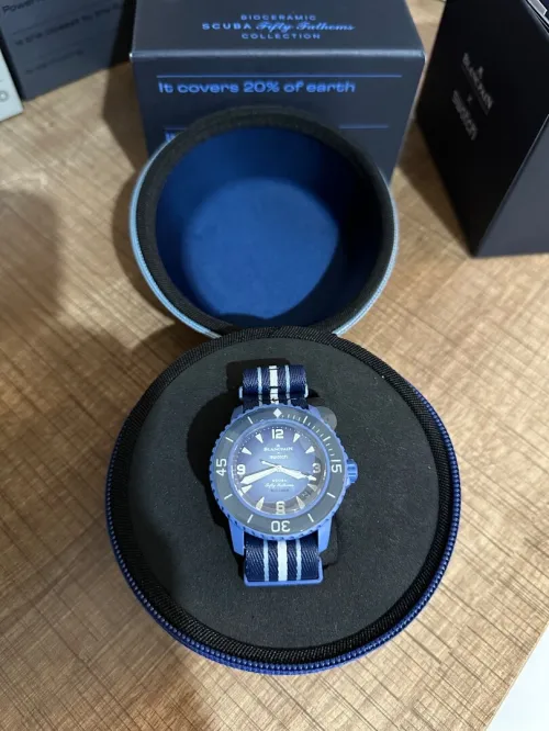 scuba fifty fanthoms collection Blancpain x swatch