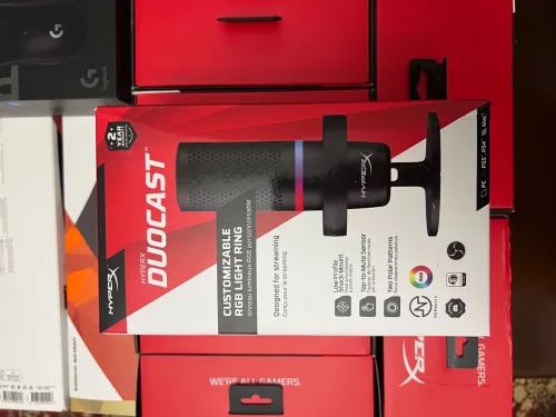 HyperX DuoCast Microphone USB Éclairage RGB