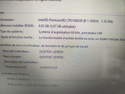 Asus pentium 8eme génération