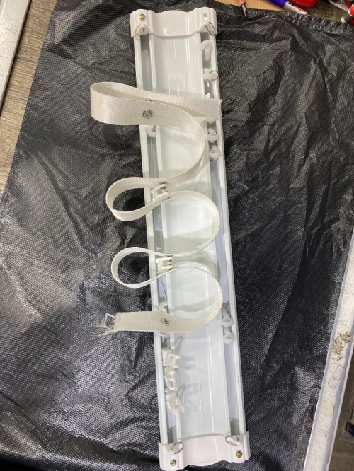 RAIL EN ALUMINUM POUR RIDEAU DOUBLE ET SIMPLE