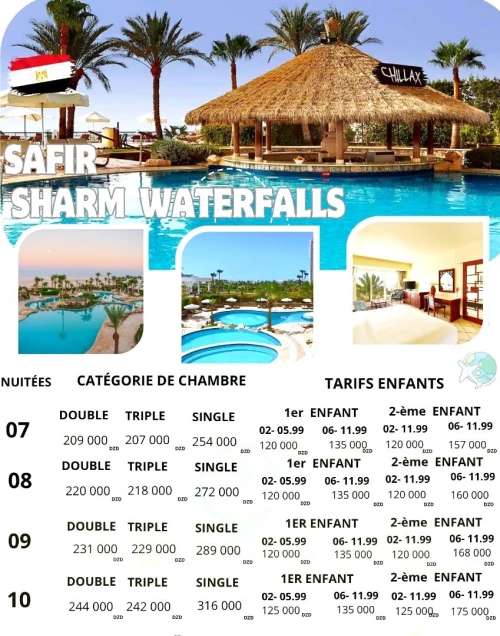 SHARM EL SHEIKH AOÛT SEPTEMBRE VOL DIRECT