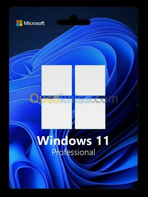 MICROSOFT WINDOWS 10/11 PRO - CLE OFFICIEL NUMERIQUE ET STICKER