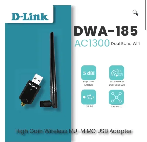 Adaptateur USB wifi AC1300 double bande DWA 185