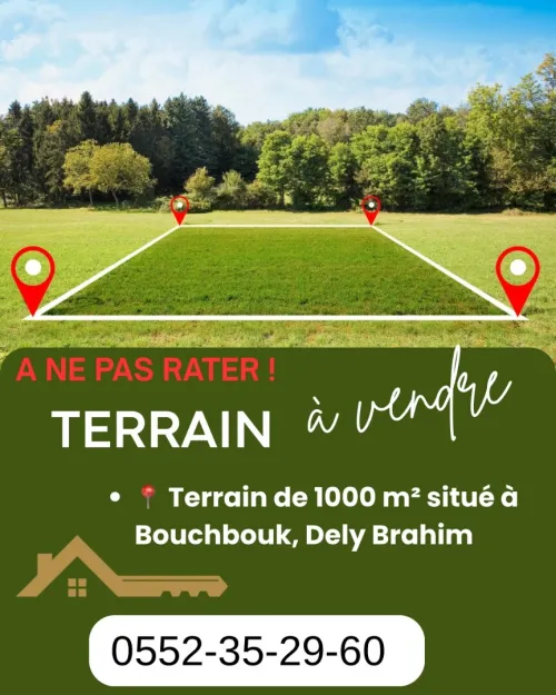 Vente Terrain Alger Dely brahim