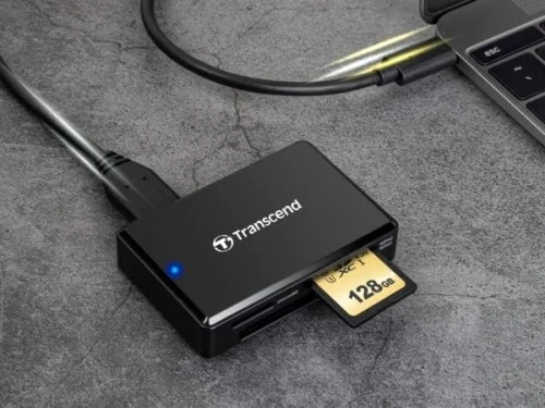 Transcend RDC8 Lecteur de Carte Mémoire Externe USB 3.1 Type C