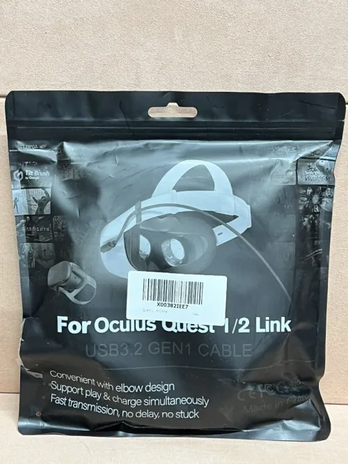 Cable OCULUS META QUEST 2 & 3 - TYPE-C 5M - PC VR LINK HAUTE VITESSE -