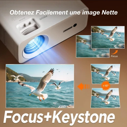 IZEEKER IPL310 - VIDEOPROJECTEUR PORTABLE 1080P - WIFI - BLUETOOTH - HOME CINÉMA -HDMI USB
