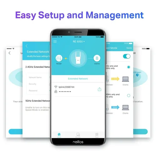 TP-LINK RE505X - RÉPÉTEUR WIFI 6 AX1500 - DUAL BAND - ONE MESH - 1200MBPS 5GHZ - FAST WIFI 