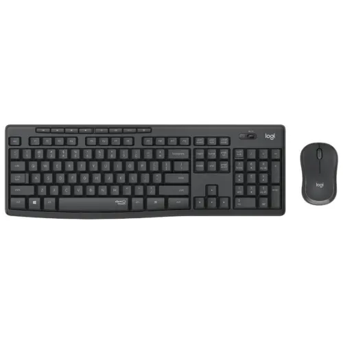 LOGITECH MK295 SILENT - ENSEMBLE SOURIS ET CLAVIER SANS FIL - SILENTTOUCH - USB - PILE AA - BLACK 