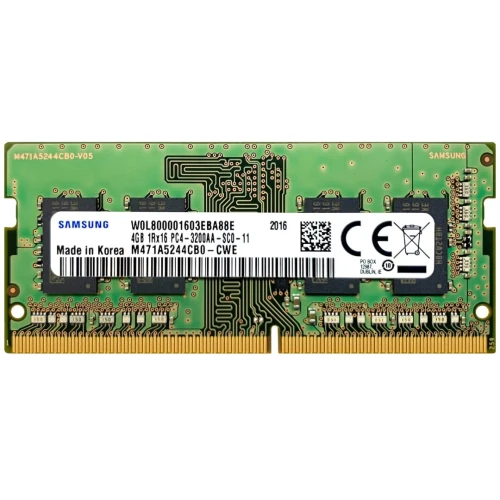 RAM SAMSUNG 4GB DDR4 - 3200 Mhz - SODIMM - LAPTOP - ULTRA PERFORMANCE - 1.1V - BLACK