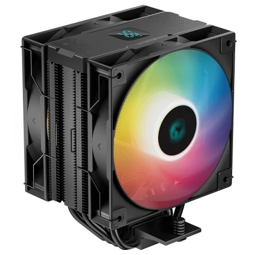 DEEPCOOL AG400 DIGITAL PLUS - AIRCOOLING 120 MM - INTEL & AMD - ARGB - ÉCRAN NUMÉRIQUE - 220W -BLACK