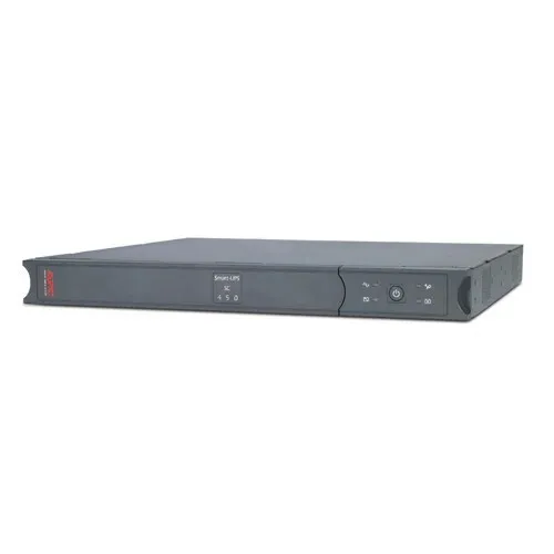 APC SMART-UPS 450VA - ONDULEUR RACKABLE - 280 WATTS - LINE INTERACTIVE - SC450RMI1U - RJ-45 -RACK 1U