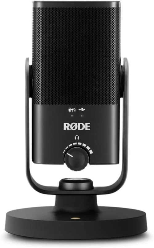 RODE NT-USB MINI MICROPHONE À CONDENSATEUR - DIRECTIVITÉ CARDIOÏDE - USB-C - SORTIE CASQUE - FILTRE ANTI-POP