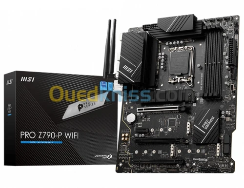 CARTE MÈRE MSI PRO Z790-P WIFI ATX- Socket INTEL Z790 LGA1700- 4 x DDR5 - 4 x M.2 PCIe 4.0- Wi-Fi 6E