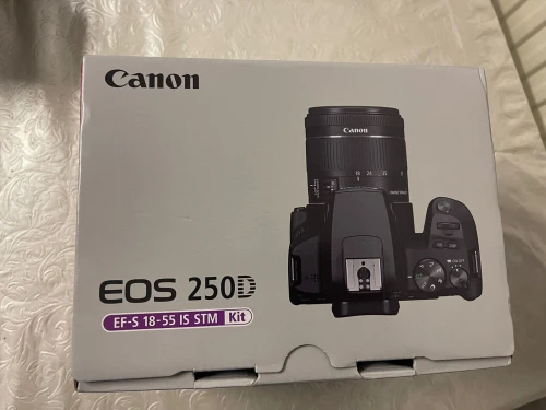 CANON EOS 250D STM - APPAREIL PHOTO + OBJECTIF EF-S 18-55MM - F 4-5.6 IS - LCD - 25,80 MPXL - BLACK 