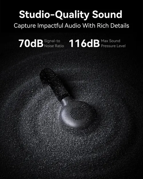 HOLLYLAND LARK M2S - MICROPHONE SANS FIL - ULTRA-C - 2TX + 1RX + RX CAMERA - 2,4 GHZ - BLACK
