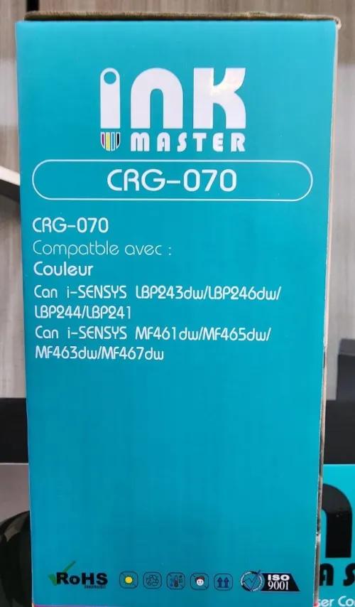 TONER INK MASTER CANON 070 - COMPATIBLE NOIR - POUR IMPRIMANTE LBP24 SÉRIES - ISENSYS MF4 SÉRIES 