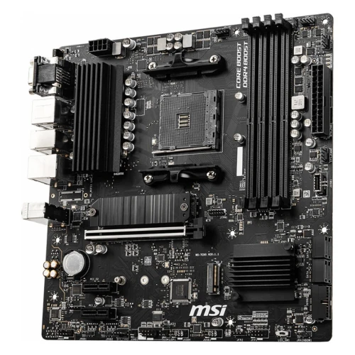 MSI B550M PRO VDH - AMD AM4 - 4XDDR4 - M.2 PCIE 4.0 & 3.0 - OVERCLOCKING - HDMI - DISPLAY - NOIR