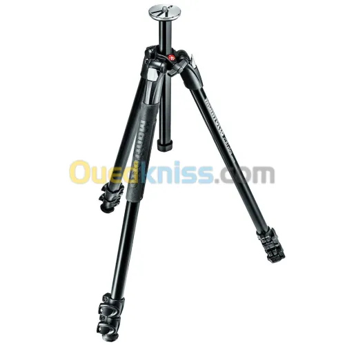 TRÉPIED MANFROTTO 290 LIGHT - 3 SECTIONS AVEC ROTULE OFFERTE - ALUMINIUM - NOIR 