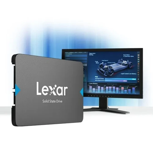 LEXAR NQ100 - DISQUE DURE INTERN SSD 2.5" SATA III - JUSQU'À 550 MO/S - STOCKAGE RAPIDE - ORIGINAL - BLACK