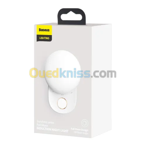 Baseus Home Lampe LED à induction Full Moon Human Body, 1800 mAh, Blanc