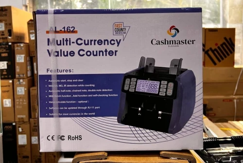 CASHMASTER COMPTEUSE DE BILLET AL-162 - COMPTEUSE - DÉTECTUS FAUX BILLETS - ECRAN LCD - BLACK