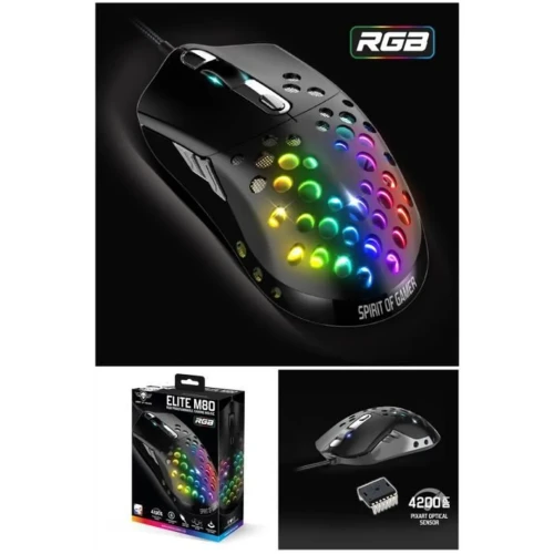  Spirit of gamer Souris ELITE M80 RGB