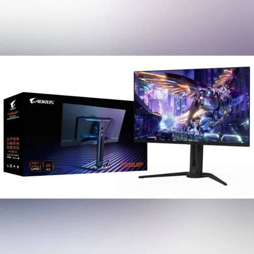 GIGABYTE AORUS FO32U2P - GAMING MONITEUR 32" 4K - OLED - 240HZ - 0.03MS - HDR400 -PIVOT - RGB -BLACK