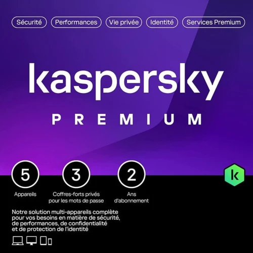 KASPERSKY PREMIUM ANTIVIRUS 2023 SECURITY 5 APPAREIL
