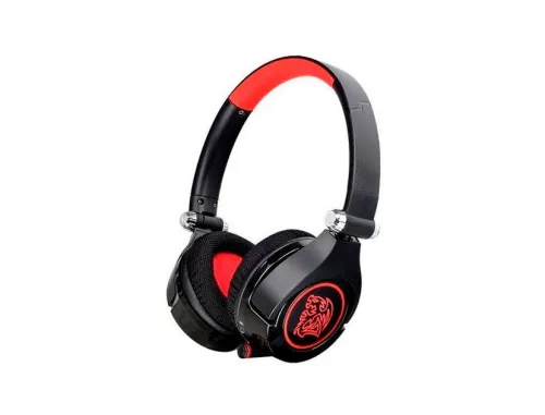 Tt eSPORTS by THERMALTAKE CRONOS GO Casque Gamer LED ultra léger avec microphone rétractable