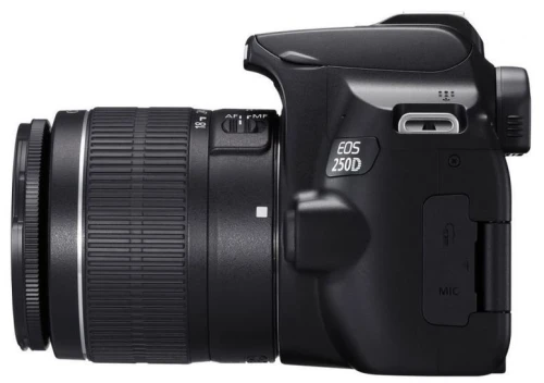 CANON EOS 250D STM - APPAREIL PHOTO + OBJECTIF EF-S 18-55MM - F 4-5.6 IS - LCD - 25,80 MPXL - BLACK 