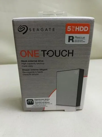 SEAGATE ONE TOUCH 5TO HDD - DISQUE DUR - EXTERNE DE BUREAU - USB 3.2 GEN1 - BLACK