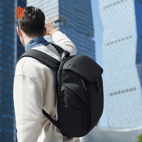 ARCTIC HUNTER B00558 - SAC À DOS 15,6" - 24L - POLYESTER - IMPERMÉABLE - DOCUMENT & LAPTOP - ETANCHE