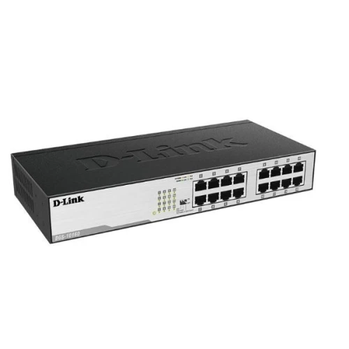 D-LINK SWITCH GIGABIT DGS-1024C - 24 PORTS - RACKABLE - NON MANAGEABLE - BLACK