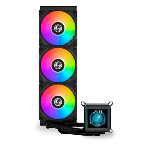 LIAN LI GALAHAD II TRINITY SL-INFINITY 360 - WATERCOOLING 360MM - ARGB - LCD - INTEL & AMD - BLACK