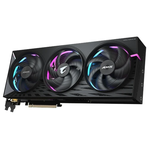 GIGABYTE AORUS RADEON RX 9070 XT ELITE 16G - CARTE GRAPHIQUE - 16 GO GDDR6 - PCIe 4.0 - 2x HDMI + 2x DISPLAYPORT - OC - RGB HALO - BLACK
