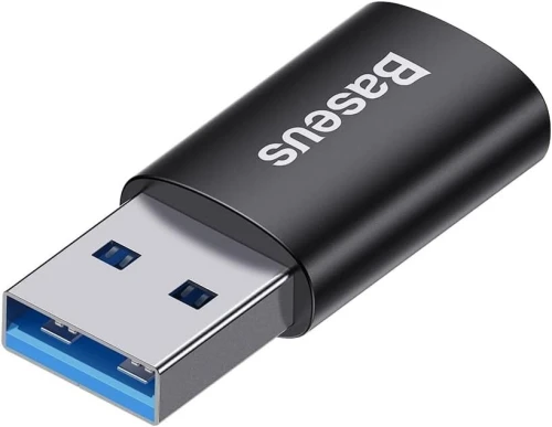 BASEUS CONVERTISSEUR INGENUITY SERIES MINI OTG ADAPTATEUR USB-A 3.1 mâle vers Type-C Femelle Noir