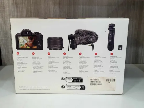 CANON EOS R50 CREATOR KIT Hybride + Objectif RFS 18-45 STM + Microphone DM-E100 + Tripod HG-100TBR