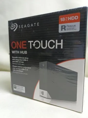SEAGATE ONE TOUCH HUB 18TO HDD - DISQUE DUR - EXTERNE DE BUREAU - USB 3.2 GEN1 - BLACK