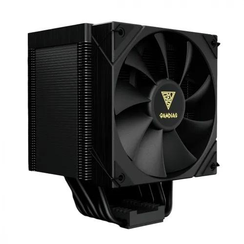 GAMDIAS BOREAS M2-61L - REFROIDISSEUR AVEC ÉCRAN LCD - INTEL & AMD - ALUMINIUM - 120 MM PWM - BLACK
