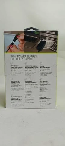 Port Designs Batterie PC Portable  Chargeur - alimentation pour 100% Compatible DELL -  90W Noir