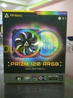 Antec Prizm 120 ARGB Ventilateur de boîtier PWM 120 mm avec LED RGB